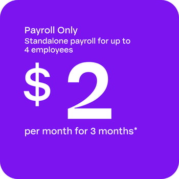 MYOB Payroll Only for $2 per month for 3 months